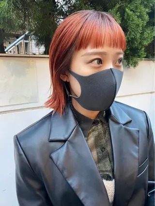 ショート カラー GO TODAY SHAiRE SALON 原宿本店所属・ボブ/レイヤー/ ハッシュカット/河内のヘアスタイル