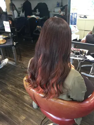 ロング カラー ヘアアレンジ 🌿‬ ܸAir 透明感🌱西村知佳のヘアスタイル