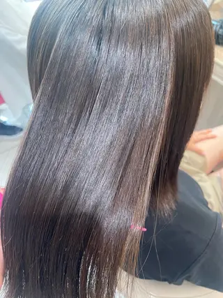 ミディアム パーマ 韓国ヘアメイク🎀/ 縮毛矯正✨山本媛香のヘアスタイル