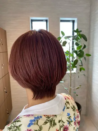 ショート 森 千風優のヘアスタイル