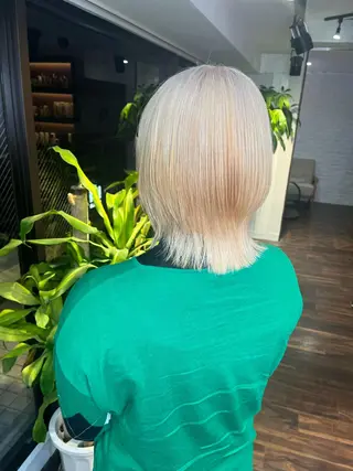 ミディアム カラー Michel by chainon ミッシェルバイシェノン所属・美髪職人/傷ませない カラー/橋本拓弥のヘアスタイル