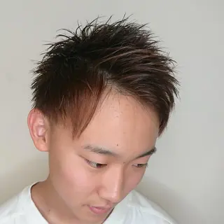 メンズ カラー パーマ ヘアアレンジ ブリーチ/ヘアケア/ 艶髪/イギチハルのヘアスタイル