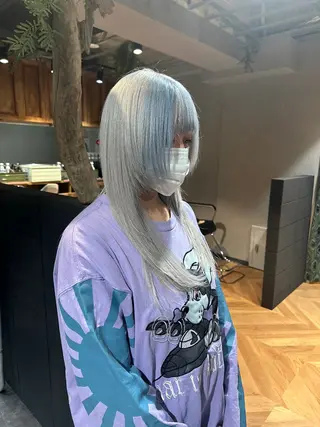 セミロング カラー Ravens 髪質改善のヘアスタイル