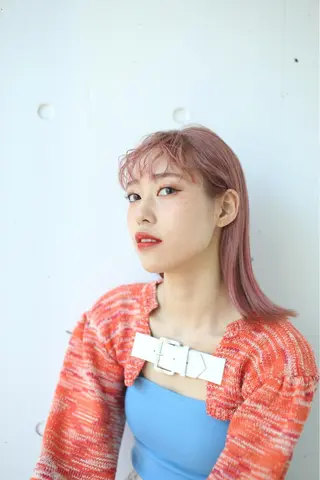 カラー 阪口 依美奈のヘアスタイル