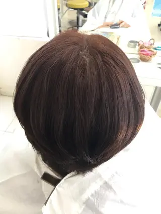 ショート カラー 【暖色カラー特化】 中山由梨のヘアスタイル
