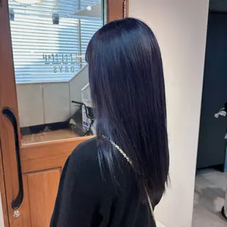 ロング カラー 山口 摩七斗のヘアスタイル
