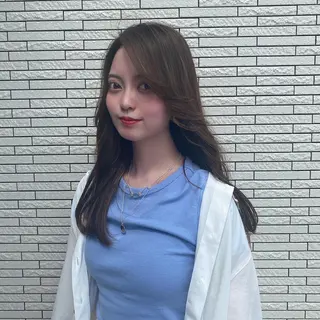 ロング RURI韓国ボブ 🇰🇷タッセルボブのヘアスタイル