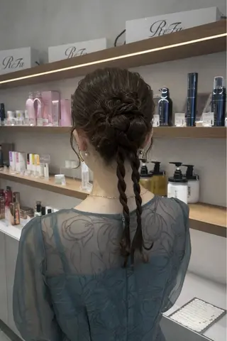 ヘアアレンジ 渋谷/透明感カラー/ 🩶Miwa🩶のヘアスタイル