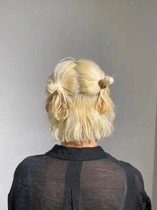 ヘアアレンジ 💫miyu💫デザ インカラー/アレンジのヘアスタイル