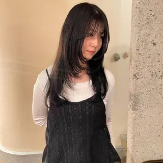 ロング カラー 川原田麻衣【薬院/平 尾/高宮】透明感🫧のヘアスタイル