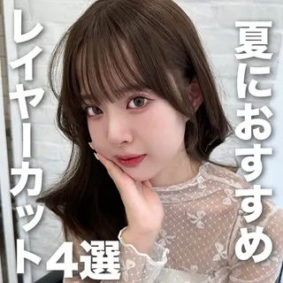 セミロング 映える顔まわり/前髪 特化 💗 ユキマのヘアスタイル