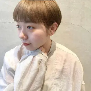 ショート カラー 女性専用サロンmelt四条畷所属・三代 遥香のヘアスタイル