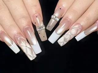 ネイル By moonネイル 🌷ワンホン/韓国風のネイルデザイン