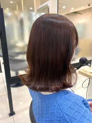 ミディアム カラー 韓国ヘア／艶カラー minamiのヘアスタイル