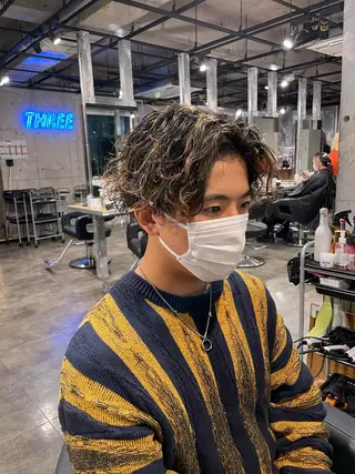 パーマ メンズ 艶髪/透明感🪽 DISCO🪽のヘアスタイル