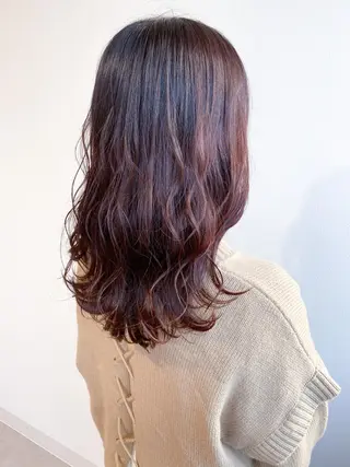 セミロング カラー Meena by urban所属・丹羽 隼人/髪質改善 /韓国ヘア🇰🇷のヘアスタイル