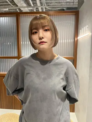 ショート カラー 【代表】 辻龍樹のヘアスタイル