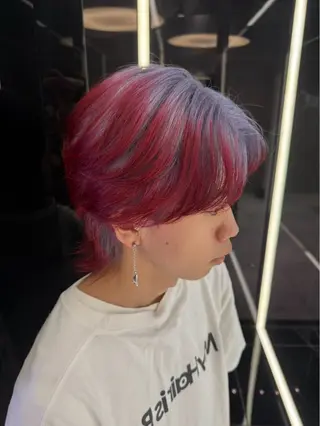 カラー メンズ りょうへい/ 全頭ブリーチ/渋谷のヘアスタイル