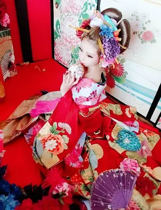 ヘアアレンジ 花魁変幻処 椛かぐら inヘアサロンクレアのマツエク・マツパデザイン