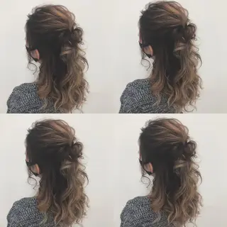 セミロング ヘアアレンジ 🌷MAYU 🌷のヘアスタイル