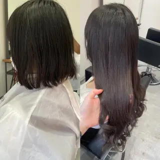 ショート ENA💗NEXT /ハイトーンエクステのヘアスタイル