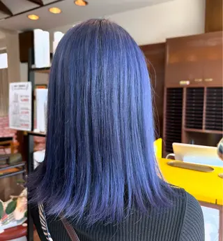 ミディアム カラー Lin.所属・ハイトーン/デザイン カラー/大輔のヘアスタイル