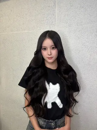 ロング ハイトーン/エクステ Renk@ 𖤐ﾐのヘアスタイル