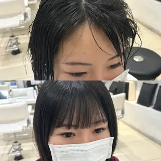 ショート 【髪質改善カラー】 瀧田嵐士🇰🇷のヘアスタイル