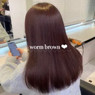 カラー かわいい艶髪🤍 れいな🤍のヘアスタイル