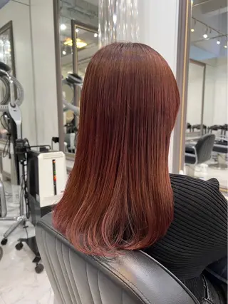 セミロング カラー ⠀ 那月のヘアスタイル