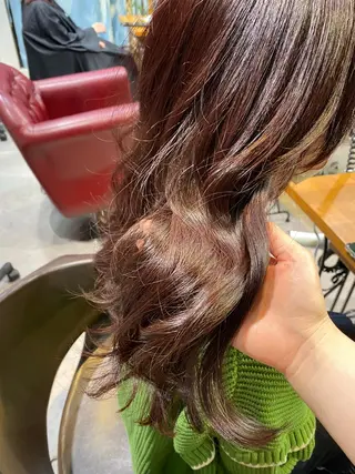 セミロング GO TODAY SHAiRE SALON 原宿Stella店所属・𓍯柔らかhair 𓍯 yukinoのヘアスタイル