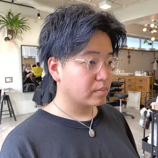 ショート カラー ヘアアレンジ メンズ 【ダメージレス施術】 【透明感】北村 拓也のヘアスタイル