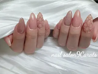 ネイル 💜ワンホンネイル ナインカラット💎のネイルデザイン