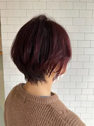 ショート ぱつボブ/ ショート/YUKIのヘアスタイル