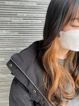 ロング 透明感カラー 天羅のヘアスタイル