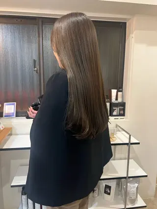 ロング カラー トレンドと似合わせ/ マンツーマン/西上楓のヘアスタイル