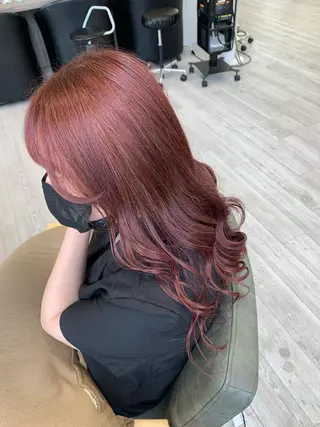 ロング カラー 中野  淳のヘアスタイル