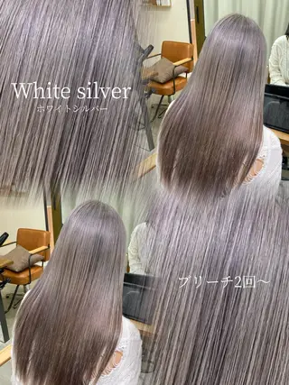 ミディアム 銀座/前髪顔まわり/ 透明感カラー/danのヘアスタイル