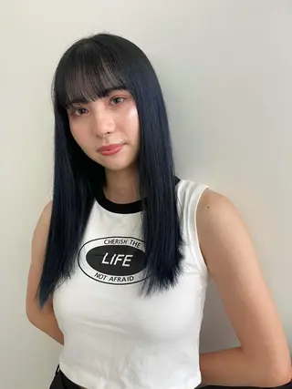 ロング カラー zestKalon 🔗IBUのヘアスタイル