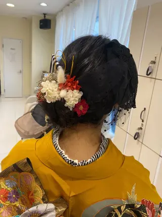 ロング ヘアアレンジ 岡田詩織 MODE Ks松原店のヘアスタイル