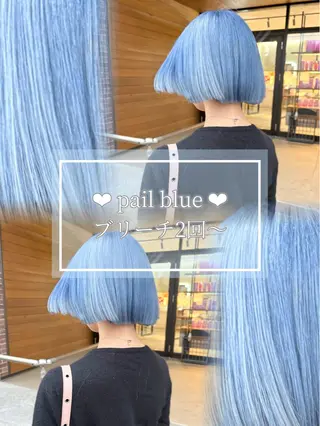 ミディアム カラー RINOSHORES所属・yume🫧 ハイトーン/ブリーチのヘアスタイル