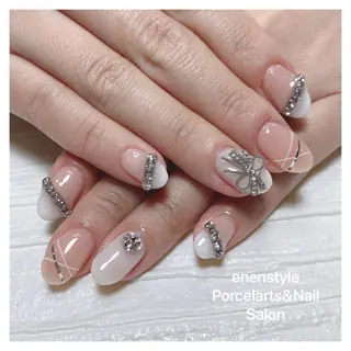 ミディアム ネイル 👑enen style👑のネイルデザイン