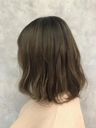 ミディアム カラー 五月女 隼人のヘアスタイル