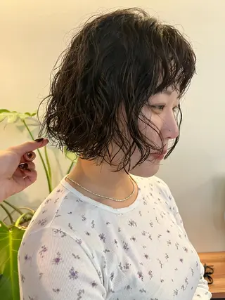 ショート レイヤーカット\ウル フ　chinatsuのヘアスタイル