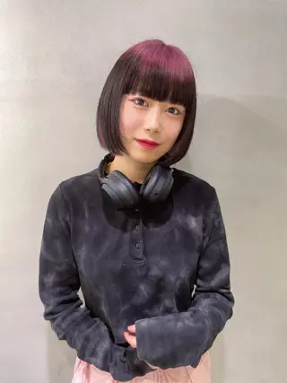 ミディアム カラー 心斎橋/ブリーチ minamiのヘアスタイル