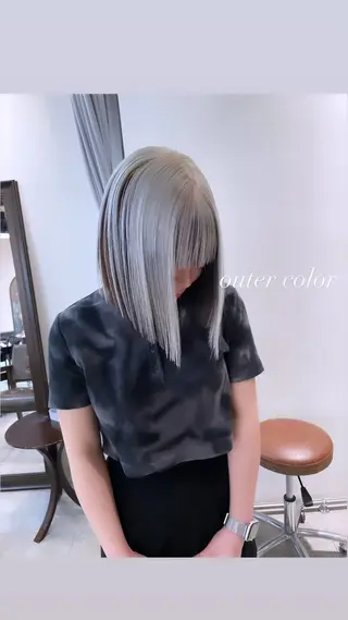 ショート カラー 💜ハイトーン💛 マジカルかいちゃんのヘアスタイル