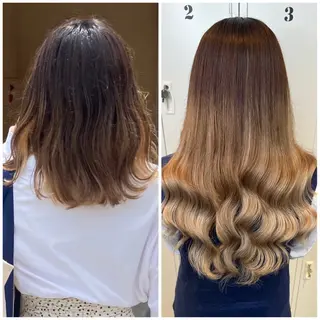 ロング カラー いろあそび所属・12月限定🉐カット モデル募集🉐のヘアスタイル