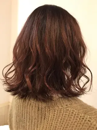 ミディアム 松島 涼花のヘアスタイル