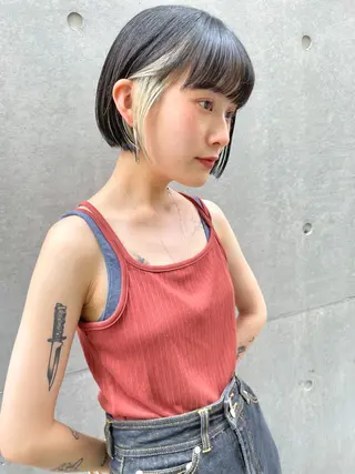 カラー sand  池袋所属・ボブ特化美容師 🌈うめつたいがのヘアスタイル