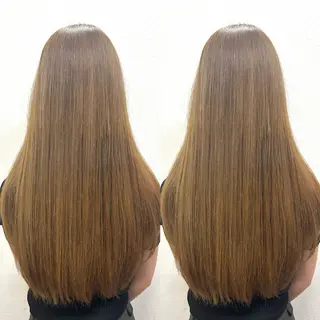 ロング レイヤーカット✂️ 若葉のヘアスタイル